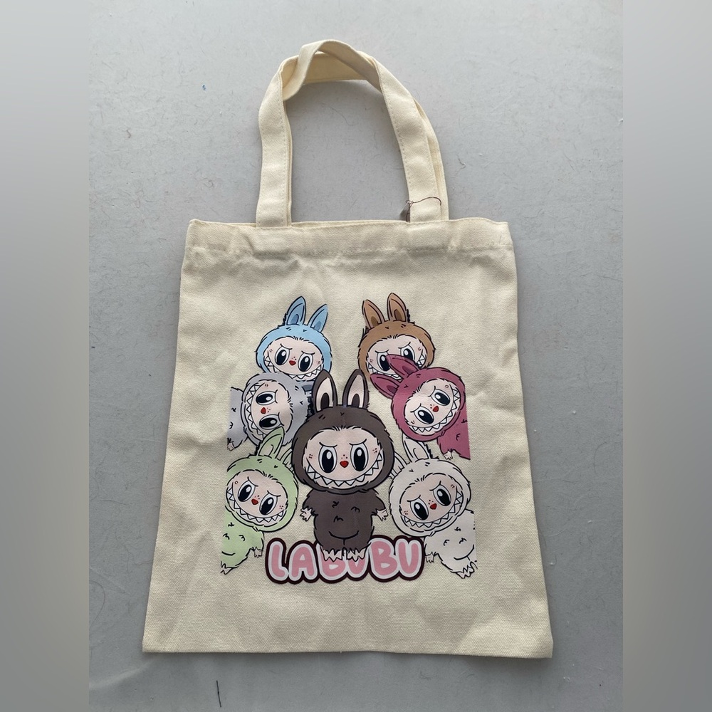 Labubu Cream Tote Bag NWOT